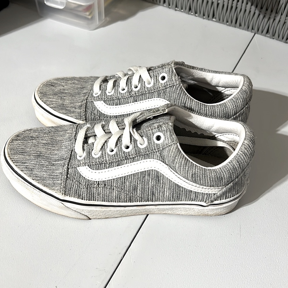 Vans Grey shoes size 6